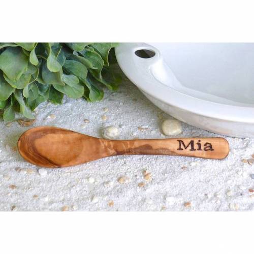 Löffel für Babybrei und Gravur