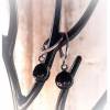 Ohrringe, Ohrhänger, Edelstahl und Emaille, minimalistisch,1 Paar, Bild 2