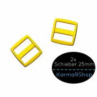 2 Schieber / Stopper 25mm gelb #31 Bild 1