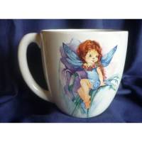 Mega große Tasse mit  süßer  Elfe Iris,Schwertlilie,Kaffeetasse,Teetasse, Bild 1