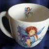 Mega große Tasse mit  süßer  Elfe Iris,Schwertlilie,Kaffeetasse,Teetasse, Bild 2