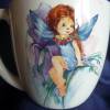 Mega große Tasse mit  süßer  Elfe Iris,Schwertlilie,Kaffeetasse,Teetasse, Bild 5