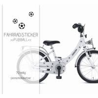 Fahrradsticker Fahrradtattoos , Aufkleber "Fußbälle" soccer, Fahrradaufkleber, personalisierbar, wasserfest Bild 1