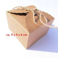 5 quadratische Geschenkboxen Geschenkkartons Verpackungen Schachtel