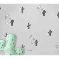 Wandtattoo, Wandsticker "Kaktus-Set" Kakteen 2 Größen Bild 1
