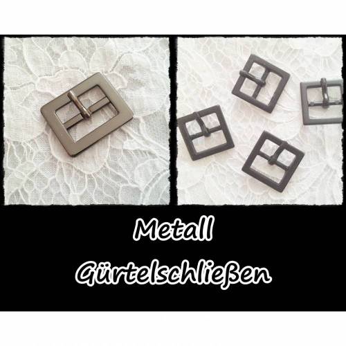 Gürtelschließe - Gürtelschnalle - Schließe - Schnalle – Taschen-Verschluß – Koppelschließe 5-1028+1029