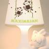 Kinderlampe, Tischlampe "Affen" mit Wunschname, personalisierbar Bild 2