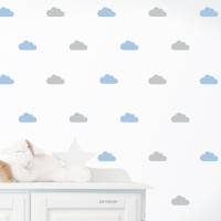 Wandtattoo Wandsticker "Wolken"  5 Größen, individualisierbar Bild 5