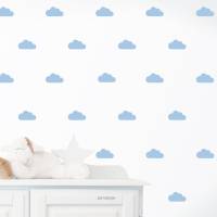 Wandtattoo Wandsticker "Wolken"  5 Größen, individualisierbar Bild 7