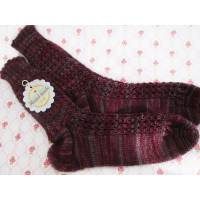 Kindersocken Gr. 33/34, handgestrickte Socken, Wollsocken, Socken für Kinder Bild 1
