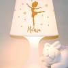 Kinderlampe Schlummerlampe "Ballerina mit Namen" Prinzessin, personalisierbare Tischleuchte mit Wunschnamen Bild 8