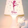 Kinderlampe Schlummerlampe "Ballerina mit Namen" Prinzessin, personalisierbare Tischleuchte mit Wunschnamen Bild 9