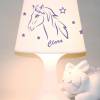 Kinderlampe, Tischlampe  "Pferd mit Wunschnamen" Schlummerlampe Bild 2