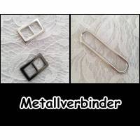 Taschen-Zubehör - Metallverbinder - Schnallen & Schließen - D-Ringe - Metallverschluss 5-819+822 Bild 1