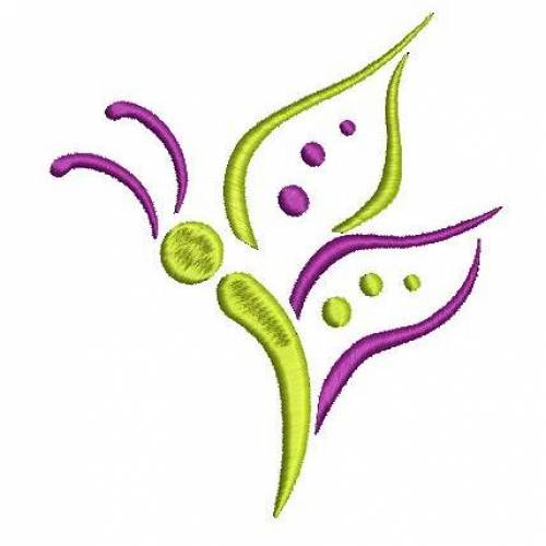 Stickdatei Schmetterling Kontur 10x10cm und 13x18cm