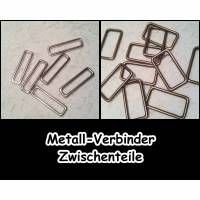 Taschen-Zubehör - Metallverbinder - Schnallen & Schließen - D-Ringe - Metallverschluss 5-808+812 Bild 1