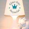 Kinderlampe, Schlummerlampe "Krone mit Namen" Kleiner Prinz, Tischleuchte Bild 7