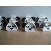 Adventskalender Panda Weihnachtskalender Kinder Zierschachteln Pandabär Schachteln zum Befüllen  Advent Weihnachten Bild 1