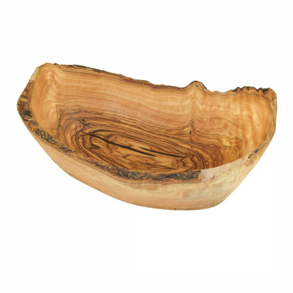 Obstschale oval ca. 27 - 30 cm aus Olivenholz | Obstschalen