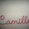Namenskissen Camille mit Geburtsdaten Bild 3
