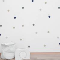 Wandtattoo Wandsticker "Dots" Punkte, Polka Dots, 150 Stück 3,5 cm, bunte Punkte Bild 6