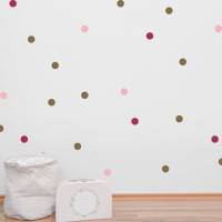 Wandtattoo Wandsticker "Dots" Punkte, Polka Dots, 150 Stück 3,5 cm, bunte Punkte Bild 7