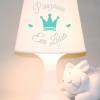 Kinderlampe, Tischlampe "Krone mit Namen" Prinzessin mit Wunschnamen Bild 3