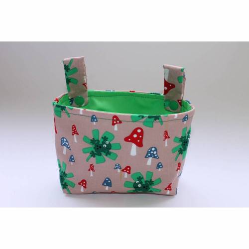 Lenkertasche für Laufrad / Kinderrad / Roller "Frösche beige"