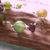 Oliven Königin 52cm Materialmix Kette mit mundgeblasenen Hohlperlen Bild 6