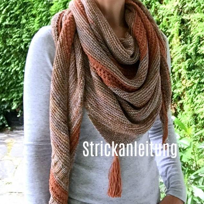 Strickanleitung Lizas Tuch Herbstzeit