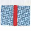 Notizbuch, Skizzenbuch, blau, rot, weiß, DIN A5, 150 Blatt, maritim Bild 2