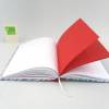Notizbuch, Skizzenbuch, blau, rot, weiß, DIN A5, 150 Blatt, maritim Bild 4