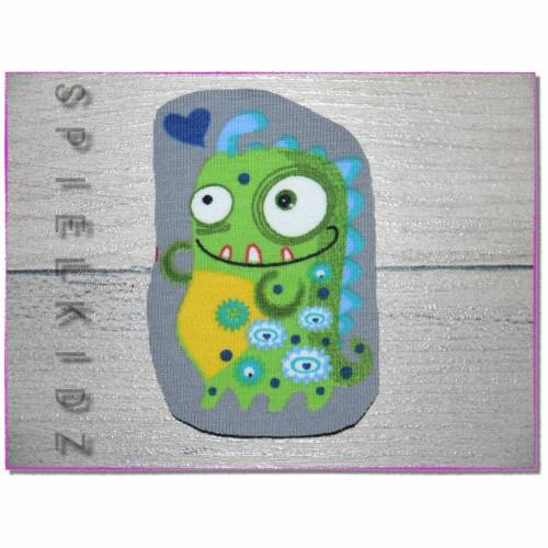 Aufnäher für meine Pumphosen - MONSTER grün 8,5 cm 