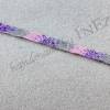 Armband - rosa-lila-grau-silber - Glasperlen - gewebt Bild 4