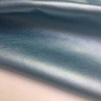 Lederimitat metallic blau Bild 1