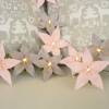 Bunte Lichterkette mit Sternchenblüten, Tischdeko Kindergeburtstag, Geschenk Einschulung, Kinderzimmerdeko Bild 8
