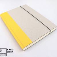 Skizzenbuch, gelb, Zeichenbuch, 24,5 x 17 cm, Büttenpapier, 90 Blatt Bild 1