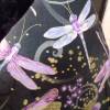 Tablet-Kissen, Tabletstütze, Tablethalter, aus Japanstoff mit Libellen Gold- glänzend Bild 7
