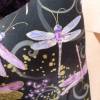 Tablet-Kissen, Tabletstütze, Tablethalter, aus Japanstoff mit Libellen Gold- glänzend Bild 9