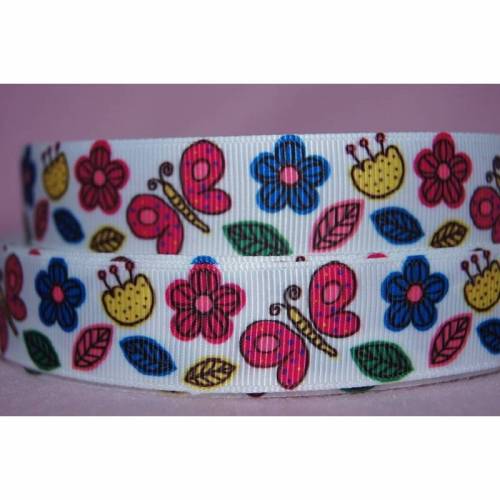 1032 Schmetterlinge Bunt 22mm