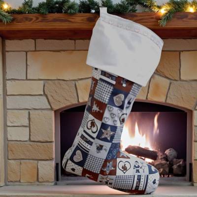 Nikolausstiefel, Kaminsocke zum befüllen und aufhängen