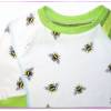 Shirt Bienen auf weiß Langarmshirt Pullover grün Bild 6