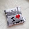 Taschenwärmer,Handwärmer, Fingerwärmer, mini Dinkelkissen, "London" Bild 3