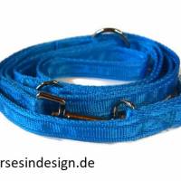 Weiches Gurtband - ca. 20 mm - türkisblau Bild 2