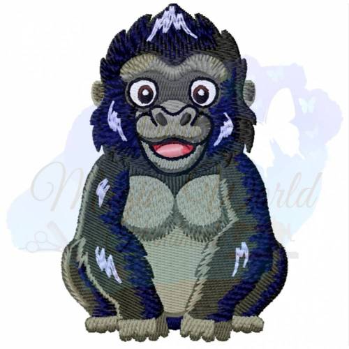 Stickdatei Gorilla Freed 10x10