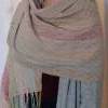 Hochwertiges, handgewebtes Tuch aus Kaschmir, Seide und Bambus, Schal, Schultertuch Bild 2