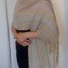 Hochwertiges, handgewebtes Tuch aus Kaschmir, Seide und Bambus, Schal, Schultertuch Bild 6