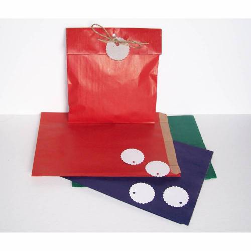 Adventskalender Papier Tuten 24 Geschenktuten 24