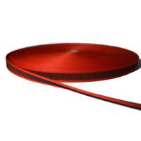Gummiertes Gurtband - ca. 20 mm breit - beidseitig gummiert - rot Bild 1