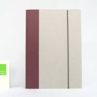 Skizzenbuch, dunkel-rot, Notizbuch, Büttenpapier, 90 Blatt, 24,5 x 17 cm Bild 4
